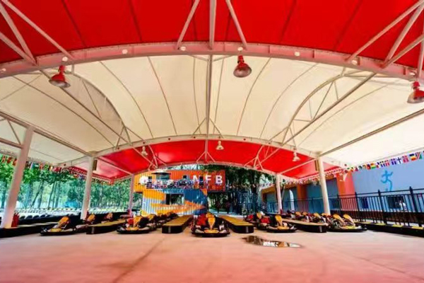 透光的沈陽(yáng)張拉膜罩棚，帶領(lǐng)潮流，成為城市新寵